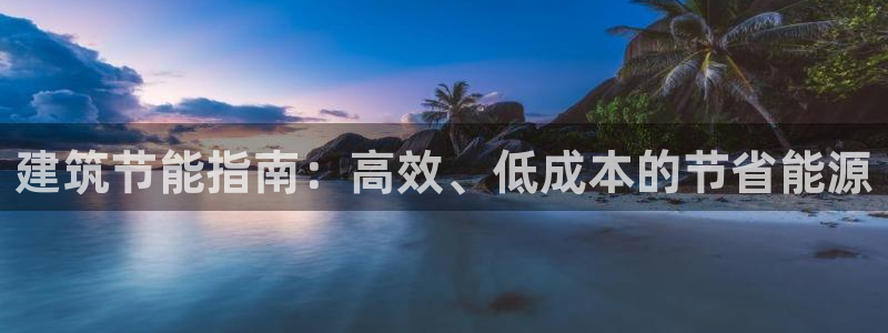 谁知道e尊国际的网址：建筑节能指南：高效、低成本的节省能源