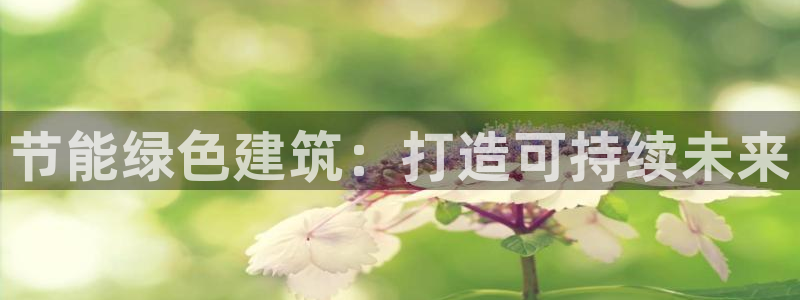 e尊体育：节能绿色建筑：打造可持续未来