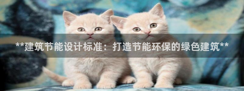 e尊国际-e尊国际官网：**建筑节能设计标准：打造节能环保的绿色建筑**