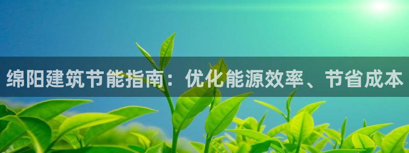 e尊国际平台：绵阳建筑节能指南：优化能源效率、节省成本
