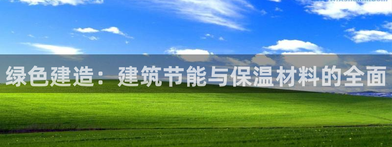 e尊国际网址：绿色建造：建筑节能与保温材料的全面