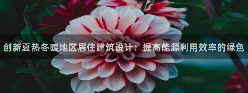 e尊国际娱乐官网下载：创新夏热冬暖地区居住建筑设计：提高能源利用效率的绿色