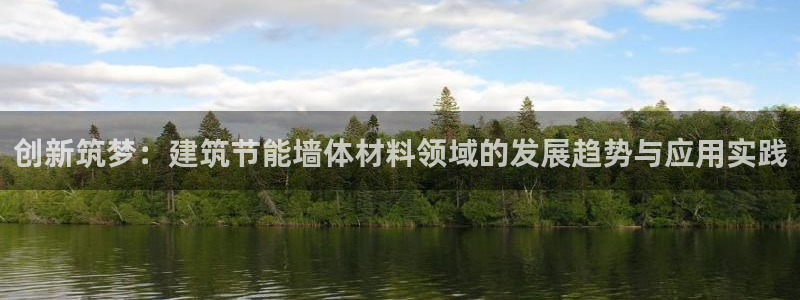 e尊国际-可可计划：创新筑梦：建筑节能墙体材料领域的发展趋势与应用实践