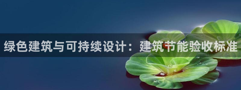 e尊国际地址：绿色建筑与可持续设计：建筑节能验收标准
