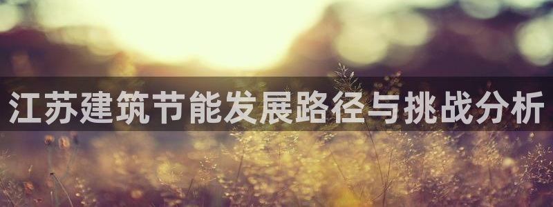 e尊国际官网：江苏建筑节能发展路径与挑战分析
