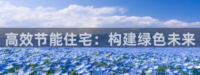 e尊电竞：高效节能住宅：构建绿色未来