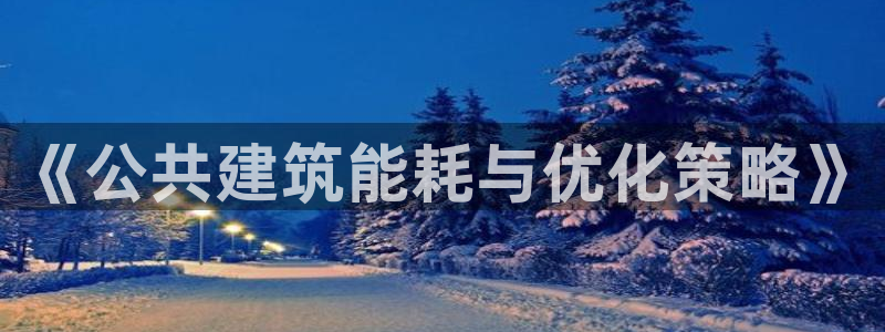 e尊国际的手机登录网站：《公共建筑能耗与优化策略》